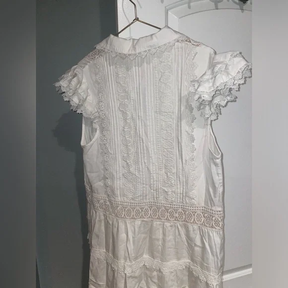 New! Alice + Olivia Meeko Embroidered Ruffle Sleeve Tiered Shirt Dress 10 NWT! - threedaughtersproperties.com New! Alice + Olivia Meeko Embroidered Ruffle Sleeve Tiered Shirt Dress 10 NWT! - threedaughtersproperties.com